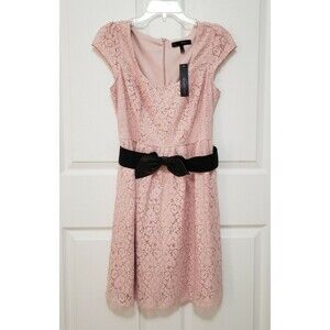 Heart Soul Vintage Lace Dress With Belt Buckle, NWT, RN#119851, Size M